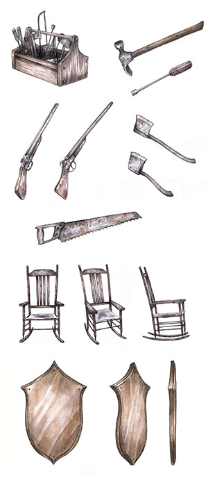 Concept art for Metallica's 'Here Comes Revenge' by Adam Oehlers
