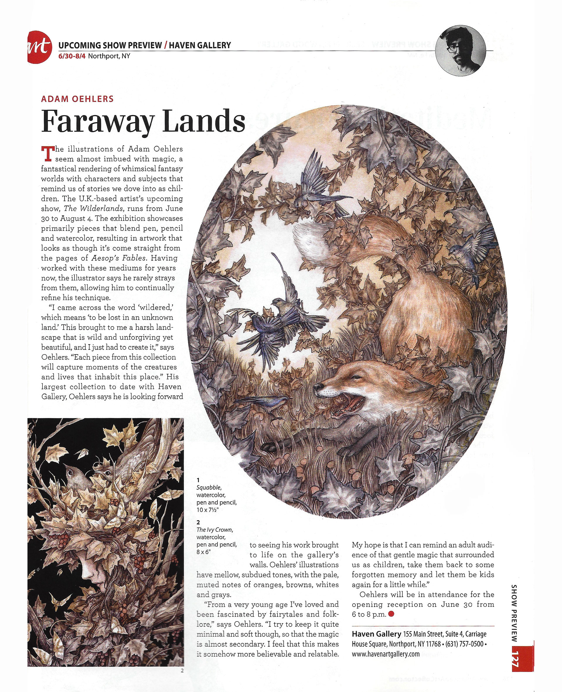 'The Wilderlands' Americal Art collector Magazine 